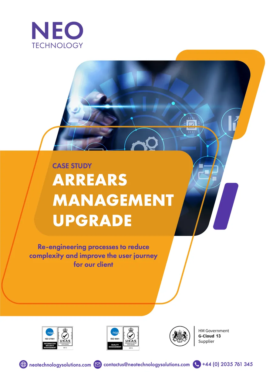 Cover of Arrears Management Upgrade - Streamlined Operations and Improved Payment Process