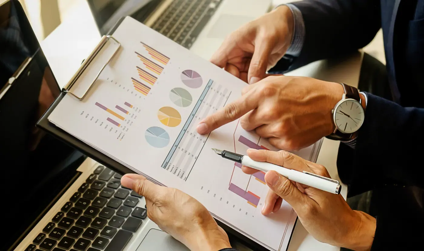 An income team at work