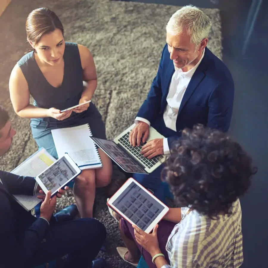 A team working through a security posture